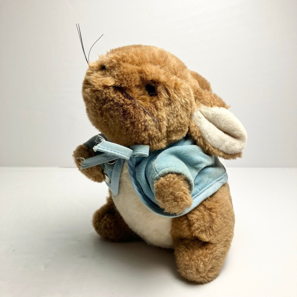 Vintage Eden Peter Rabbit Plush Beatrix Potter Bunny Stuffed Animal Toy 7"